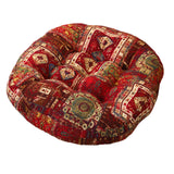 Maxbell Boho Chair Cushion Tatami Living Room Cafe Chair Pad Versatile Soft Non Slip red 55x55x8cm