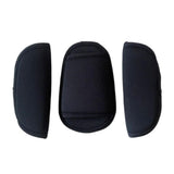 Maxbell 3Pcs Stroller Shoulder Strap Cover Belt Cover for Pram Stroller Booster Seat Black