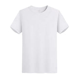 Maxbell 3xMens Cotton Blank T-Shirts Women Modal Shirt Plain T Shirt Tee White M