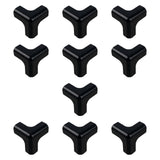 Maxbell 10 Pieces Corner Protectors Corner Cushions Edge Guards for Office Desk Home Black