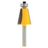 Maxbell 11.25 Degree Chamfer Edge Forming Router Bit, 1/4inch Shank - Aladdin Shoppers