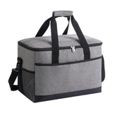 Maxbell Insulated Lunch Bag Leakproof Portable Cooler Tote for Office Outdoor Hiking Gray