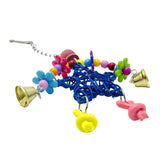 Maxbell 5 pcs Birds Chew Toy Parrot Birds Bell Swing Toys for Small to Largr Birds