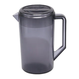 Maxbell Water Jug Pitcher Easy to Fill with Lid Beverage Jar Drinks Restaurant Party Grey