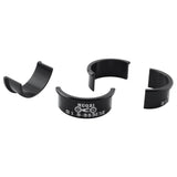 Maxbell 4 Pieces Bicycle Handlebar Shim 31.8mm to 35mm Stem for MTB Road Bike Black - Aladdin Shoppers