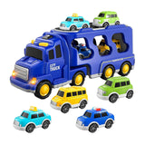 Maxbell Fire Truck Toy Friction Power Vehicles for Party Favors Easter Birthday Gift Blue