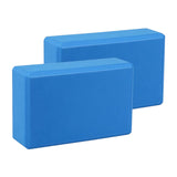 Maxbell 2x Yoga Blocks Anti Slip Yoga Prop Accessories for Indoor Sports Gym Fitness Navy Blue