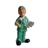 Maxbell Resin Figure Statue Person Sculpture Bedroom Cabinet People Worker Figurine