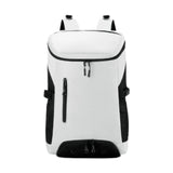 Women Badminton Bag Tennis Backpack for Training Outdoor Activities Softball White