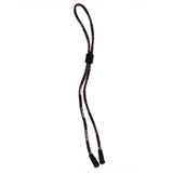 Maxbell 4xSilica Gel Tooth Hole Mount Glasses Sunglasses Cord Anti-Slip Holder Brown