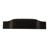 Maxbell 4x6 String Ebony Guitar Bridge For Acoustic Guitar