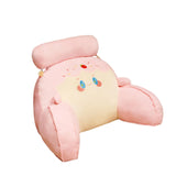 Maxbell Rest Pillow for Sitting up Cartoon Support Pillow for Bed Sofa Pink