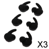 Maxbell 3x3 Pairs Silicone Earbuds Tips Cover for HUAWEI Honor AM61 Sports Headset