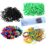Maxbell Tattoo Supply Kit O-rings Rubber Bands Grommets Nipples & Brush Set Green