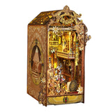 Maxbell 3D Wooden Doll House Crafts with Light Handmade Craft for Kids Teens Children