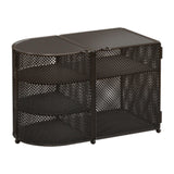Maxbell Food Cover BBQ Large Sturdy Camping Foldable Fruit Cover Kitchen Screen Tent Black