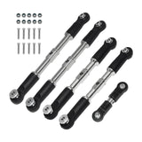 Maxbell 5x Steering Links Professional Replacing Adjustable for 1/7 1/8 DIY Modified