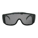 Maxbell Metal Mesh Safety Goggles Breathable Anti Fog Shock Resistant Safety Glasses