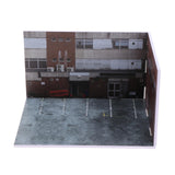 Maxbell 1:64 Scale Car Model Diorama Parking Lot Realistic Decor Diecast Car Display