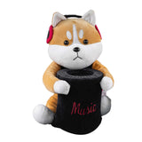 Maxbell Maxbell Cute Plush Car Tissue Box Trash Bin Interior Creative Tissue Case Orange