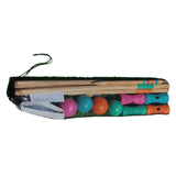 Maxbell Croquet Set for 4 Players for Outdoor Sport Games Backyard Family Gatherings