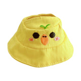 Maxbell Plush Doll Hat for Little Girls Flexibility DIY Hands on Dress up for 5.91'' yellow