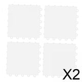 Maxbell 2x4 Pieces Ice Hockey Board PETG Sports Training Tool Smooth Surface Hockey Pad