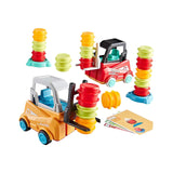 Maxbell Engineer Forklift Transport Game Durable Stacking Toy for Children Kids Boys