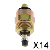 Maxbell 14x 12V Fuel Shut Off Solenoid Valve Switch for Dodge Isuzu 0330001015