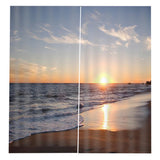 Maxbell 1 Pair Thermal Insulated Blackout Window Curtain Panel Sunrise 1 - Aladdin Shoppers