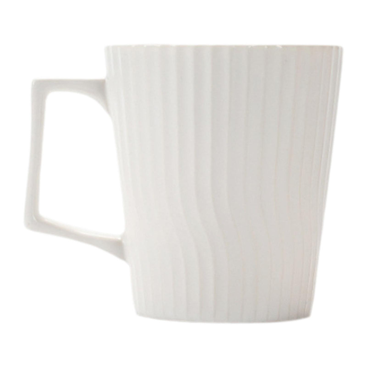 Maxbell Ceramic Coffee Mug 400ml Novelty Coffee Mug for Desktop Office Birthday Gift white