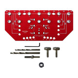 Maxbell Shelf Pin Jig and Hinge Jig 2-in-1 Cabinet Hole Pag Jig Template for Cabinet