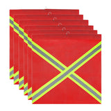 Maxbell 6x Truck Safety Flags 18'' x 18'' Accessories High Visibility Warning Signs