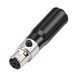 Maxbell 4Pin Mini XLR Adapter 4 Pin Mini XLR Female to Male for Entertainment Speech