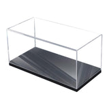 Maxbell Acrylic Display Case Storage for Collectibles Small Toys Mini Action Figures Black Base