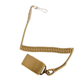 Maxbell Multifunction Elastic Lanyard Molle Buckle Military Tactical Sling Hook Tan