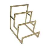Maxbell Purse Display Stand Simple 3 Tier for Boutique Store Display Collection Gold