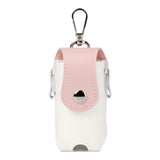 Maxbell Golf Ball Waist Bag Premium for Women, Men Convenient Waterproof Carry Pouch White and Pink