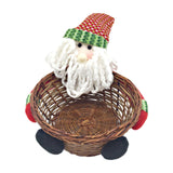 Maxbell Christmas Candy Storage Basket Christmas Decoration for Holiday Office Party