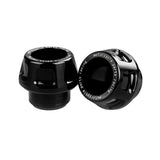 Maxbell 2xUniversal Motorcycle Front Fork Frame Sliders Sturdy Accessory CNC Aluminium Black