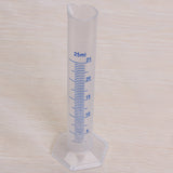 Maxbell 4pcs Transparent Plastic Graduated Cylinder