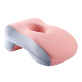 Maxbell Sleeping Pillow Multifunction Neck Cushion Face Cushion Comfortable Neck Pad pink and blue