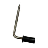 Maxbell Electronic Drum Pad Support Arm Electronic Drum L Rod for Homes Performances 9.1cmx15cmx2.25cm