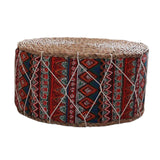 4pcs Handmade Straw Futon Floor Pillow Meditation Stool Pouf Bohemia