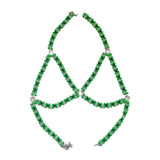 Maxbell Body Chain Bra Chain Lightweight Bikini Chain for Carnivals Cosplay Concerts