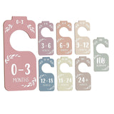 Maxbell 8x Wooden Baby Closet Dividers for Babies Your Little Baby Girls or Boy Room