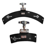 Maxbell Drum Dampeners Pad Drum Damper Mute for Percussion Instrument Bass Drum Kits black