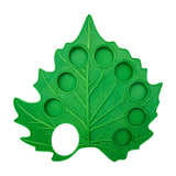 Maxbell Green Leaf Shape Artist Palette for Art Classes with 8 Detachable Paint Cups