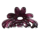 Maxbell 2 Pieces Large Floral Acrylic Hair Claw Grips Clip Clamp Accessories