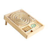 Maxbell Wooden Pinball Game Early Development Fine Motor Skills Tabletop Pinball Toy Style B